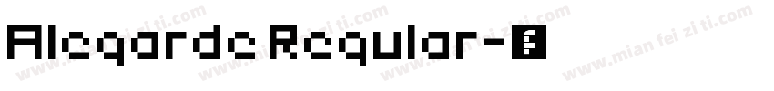 Alegarde Regular字体转换